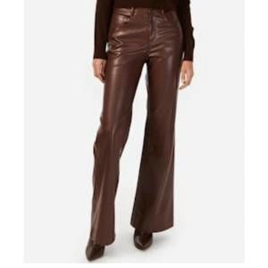 NEW CAMI NYC zenobia vegan leather pants in java